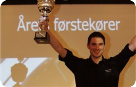 Simon Vallentin Hansen blev valgt til årets rallykører 2011 og satser nu her i 2012 på at vise at det var det rigtige valg.